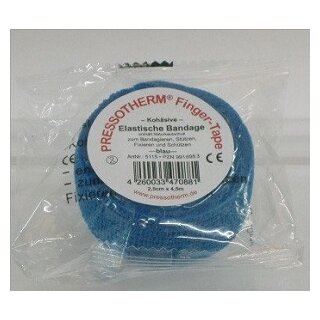 Pressotherm® Finger-Tape 2,5cm x 4,5m blau