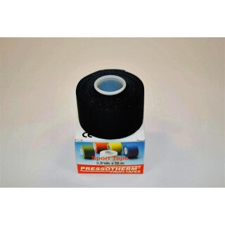 Pressotherm® Sport-Tape 3,8cm x 10m schwarz