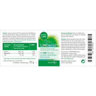 LINDacid® 50 Stück - Getrockneter Kartoffelsaft für den Magen - Bei Sodbrennen